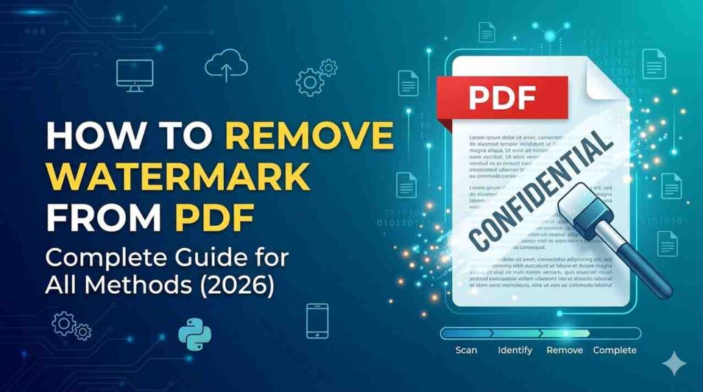 how to remove watermark from pdf complete guide