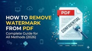 how to remove watermark from pdf complete guide